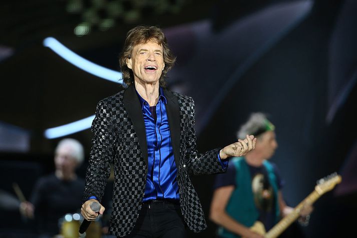 Mick Jagger á tónleikum The Rolling Stones í Auckland árið 2014.