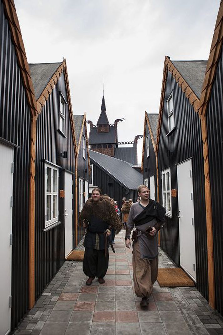 Hingað til hafa víkingahátíðir verið haldnar í Hafnarfirði, en ekki er talið að hátíð í Reykjavík myndi hafa áhrif á hana. fréttablaðið/ernir