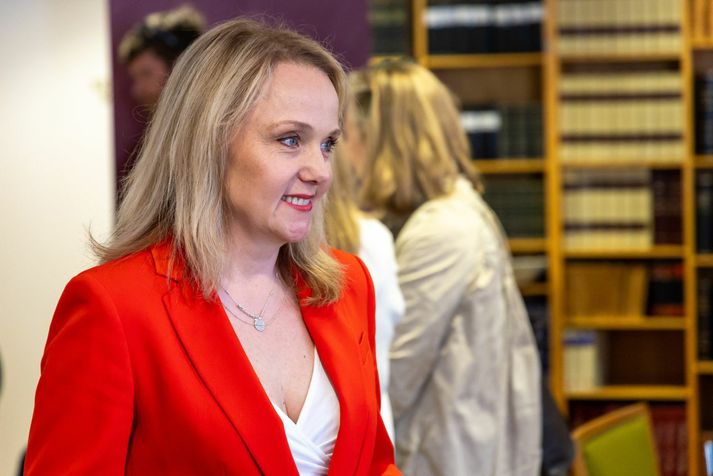 Kristín Edwald formaður landskjörstjórnar er ánægð með framkvæmd kosninganna. 