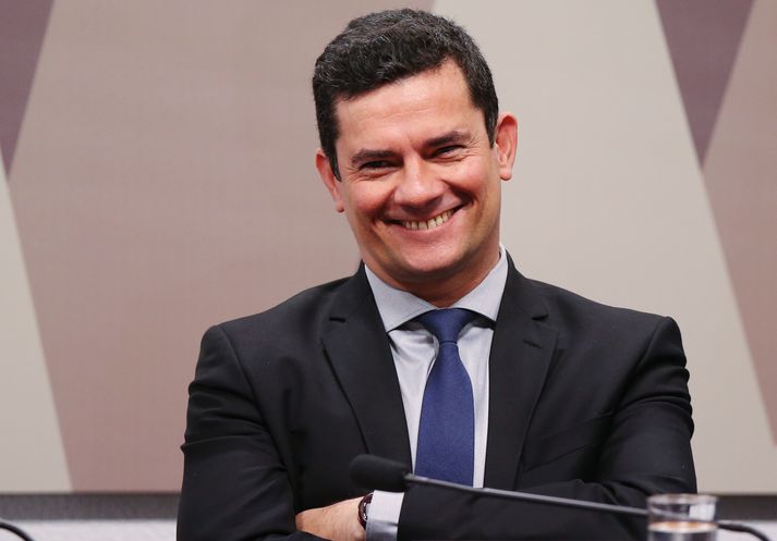 Sergio Moro er dómsmálaráðherra Brasilíu