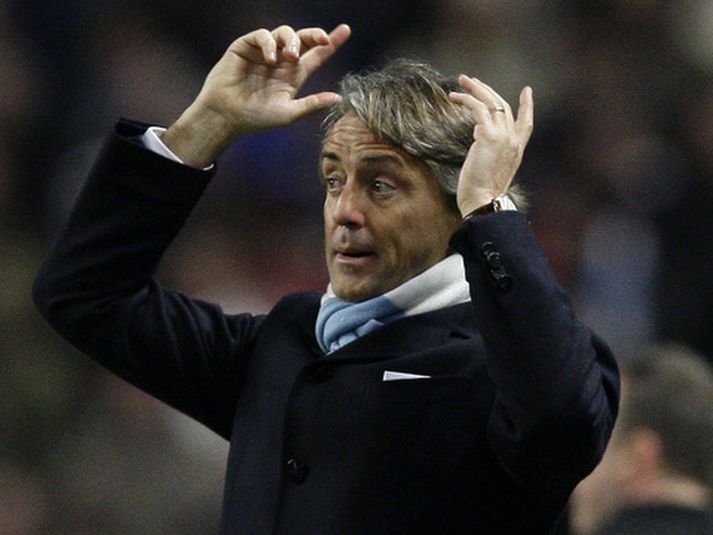 Roberto Mancini, stjóri Manchester City.