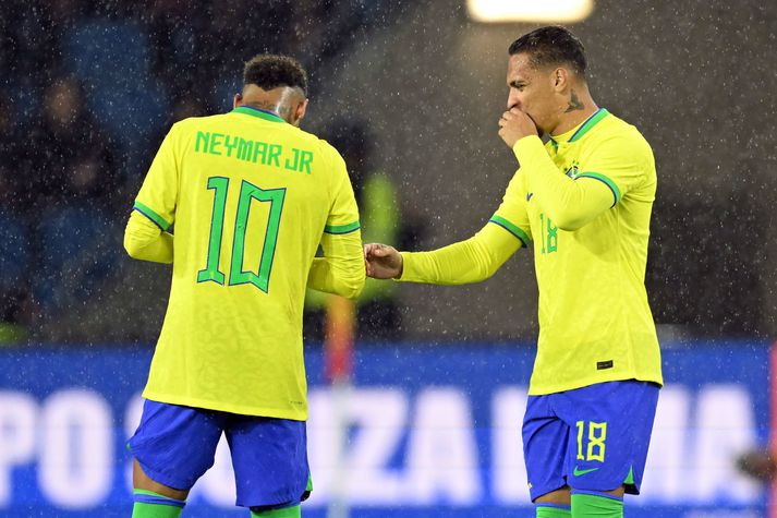 Þessir tveir eru í landsliðshópi Brasilíu sem fer til Katar.