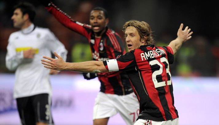 Massimo Ambrosini í leiknum í vikunni.