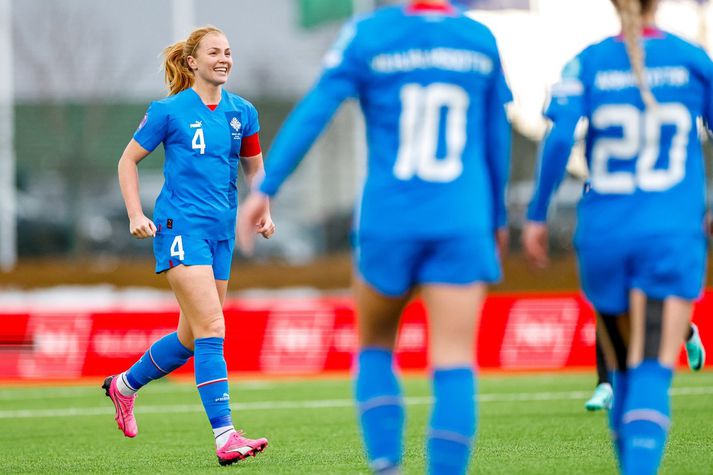 Glódís Perla Viggósdóttir er fyrirliði íslenska landsliðsins og stórliðs Bayern München.