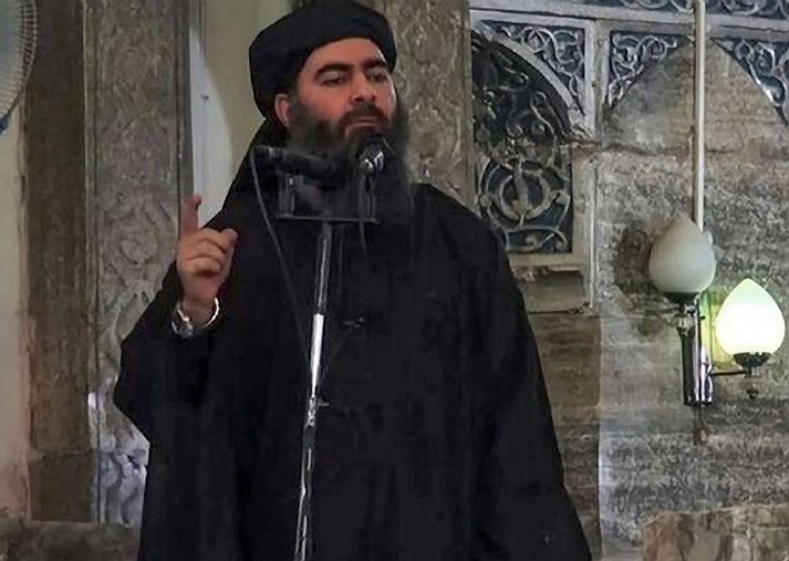 Baghdadi sást síðast á opinberum vettvangi í Mósúl árið 2014.