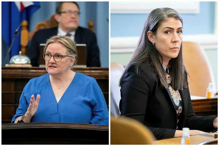 Halla Signý og Iða Marsibil þingmenn Framsóknarflokksins, 