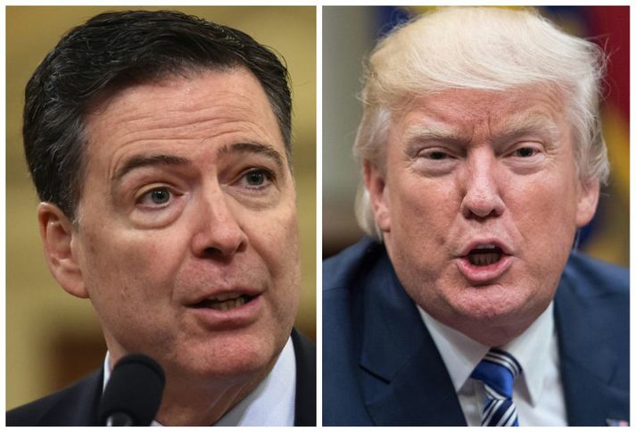 Comey virðist hafa stillt sig um að ljóstra upp um upplýsingar sem tengjast rannsókninni á Trump-framboðinu en hefur hins vegar ófagra sögu að segja af Trump sjálfum.