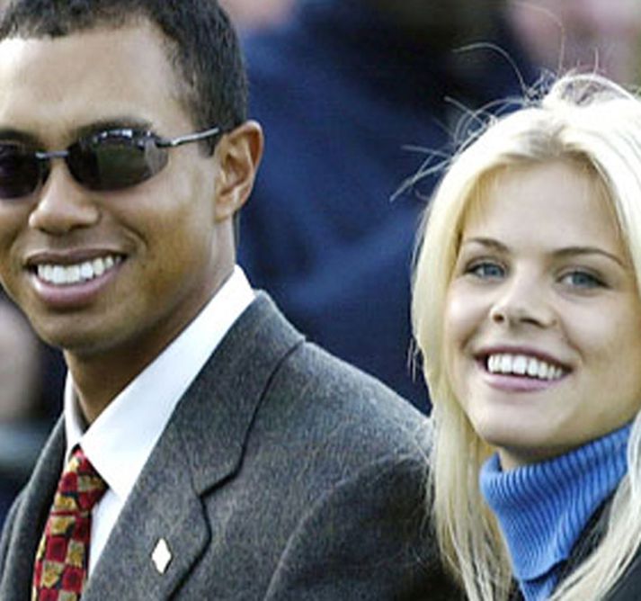 Tiger Woods og Elin Nordgren.