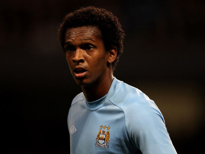 Jo í leik með Manchester City.
