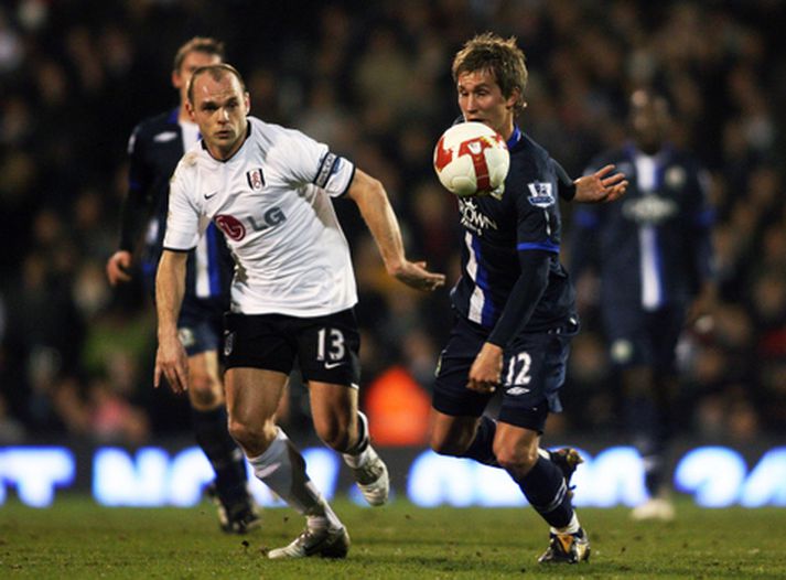 Danny Murphy í leik með Fulham.