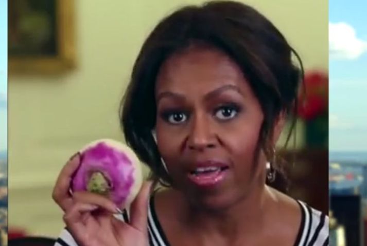 Michelle Obama og næpan.