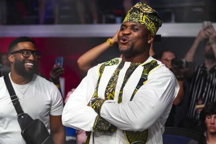 Mikill vill meira. Francis Ngannou stefnir á að berjast við Deontay Wilder.