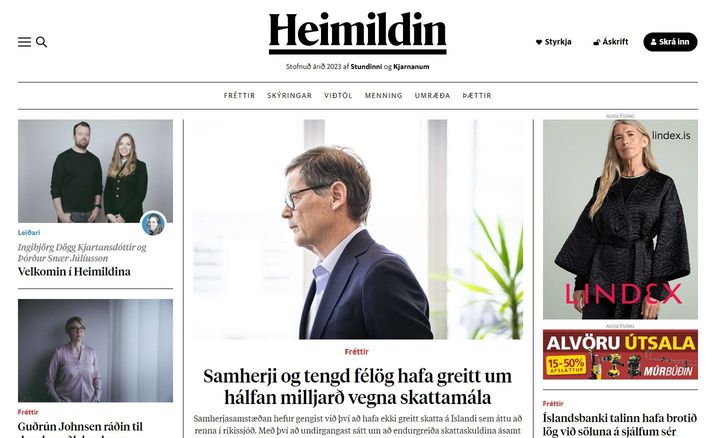 Heimildin er nýr fjölmiðill á Íslandi.