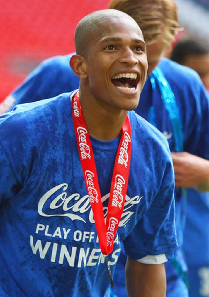 Simeon Jackson var hetja Gillingham í dag.