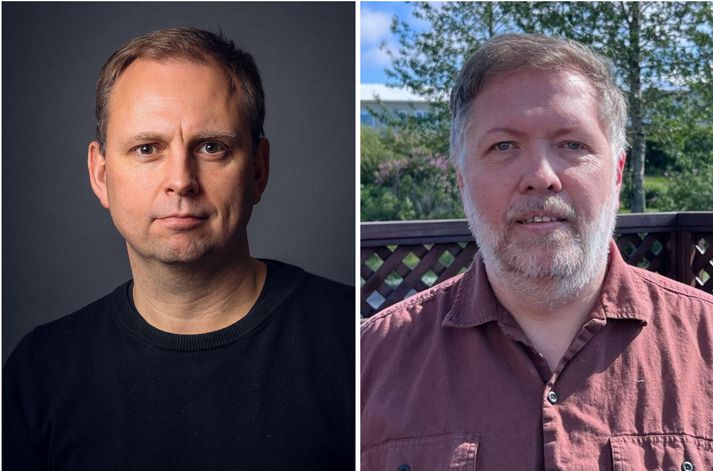 Guðjón Hreinn Hauksson og Anton Már Gylfason.