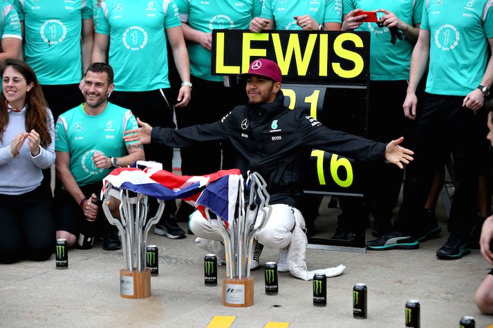 Lewis Hamilton fangar í Kanada.