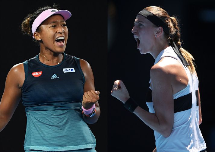 Petra Kvitova og Naomi Osaka.