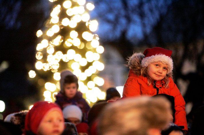 Oslóartréð verður tendrað á sunnudaginn.