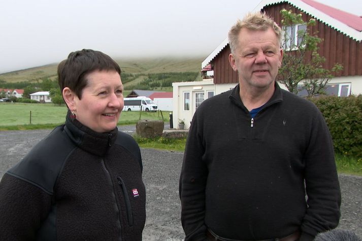 Bændurnir á Gerði í Suðursveit, þau Þórey Bjarnadóttir og Björn Borgþór Þorbergsson, eru meðal viðmælenda í þáttaröðinni „Um land allt“.