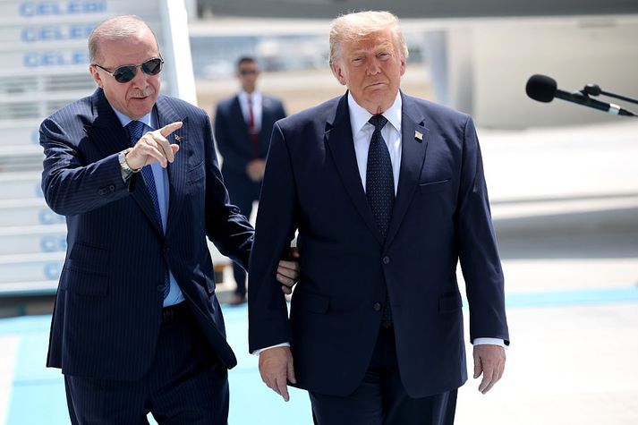 Trump bölvaði bandamönnum sínum í sand og ösku, nema leiðtoga Tyrklands.