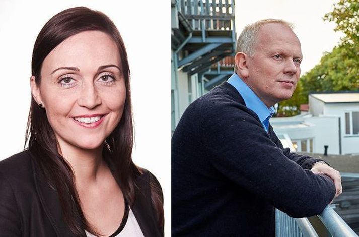 Páley Borgþórsdóttir lögreglustjóri í Vestmannaeyjum og Illugi Gunnarsson menntamálaráðherra