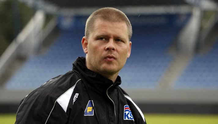 Sigurður Ragnar Eyjólfsson landsliðsþjálfari.