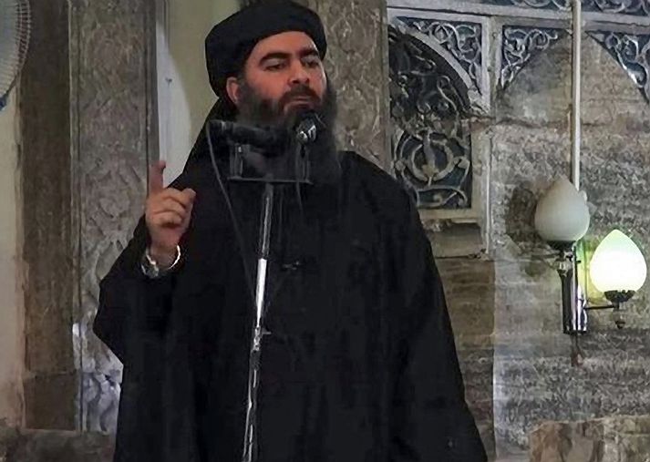 Abu Bakr al-Baghdadi, leiðtogi Ríkis íslams.