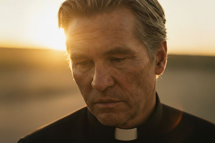 Val Kilmer leikur prestinn Fintan og fer með nokkuð stórt hlutverk í As Deep as the Grave.