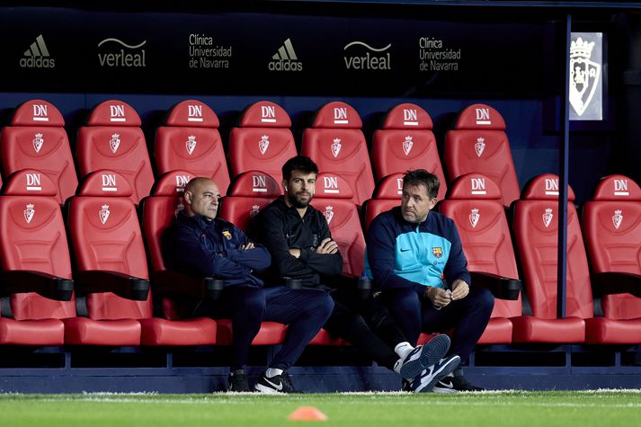 Gerard Pique átti ekki beint sinn besta dag.