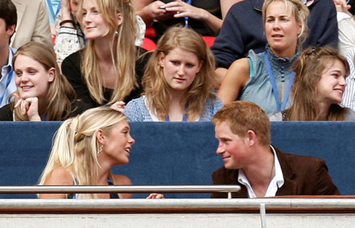Harry og Chelsey meðan allt lék í lyndi.