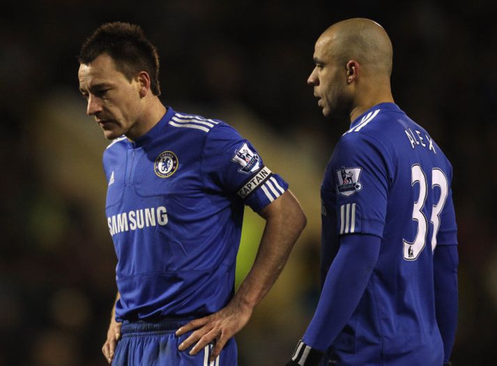 Alex og John Terry.