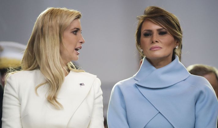 Ivanka Trump og Melania Trump eru ekki alltaf sammála því sem Bandaríkjaforseti segir.