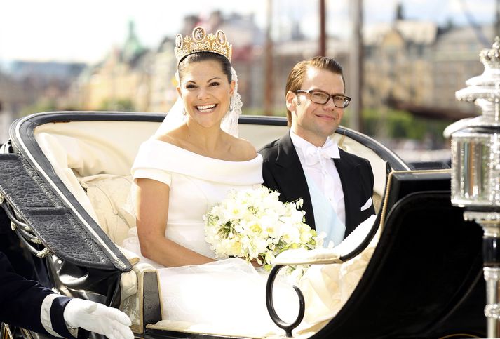 Viktoría krónprinsessa Svíþjóðar og Daníel prins.