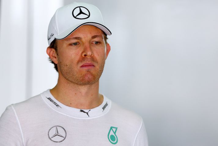 Rosberg var allt annað en sáttur við eigin frammistöðu í dag.