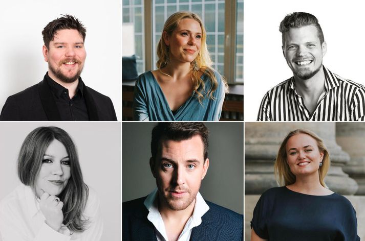 Ragnar Pétur Jóhannsson, Harpa Ósk Björnsdóttir, Kristján Ingi Jóhannesson, Hildigunnur Einarsdóttir, Gunnar Björn Jónsson, Kristín Einarsdóttir Mäntylä.