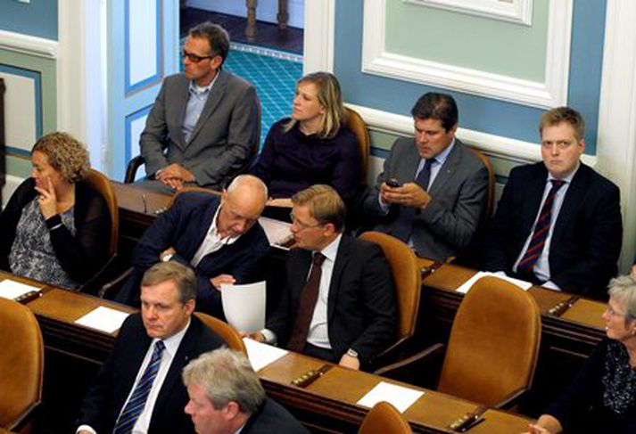 Sigurður Kári Kristjánsson, þingmaður Sjálfstæðisflokksins, lagði tillöguna fram ásamt fleiri þingmönnum. Mynd/ GVA.