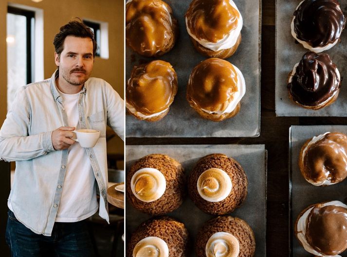 Sköpunargleðin fékk að njóta sín hjá bakarameisturum Brauð & Co en bolla með sítrónukremsfyllingu og brenndum marengstoppi er einkar vinsæl þetta árið.