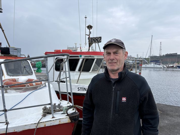 Þröstur Auðunsson, strandveiðimaður og formaður bátafélagsins Ægis í Stykkishólmi.
