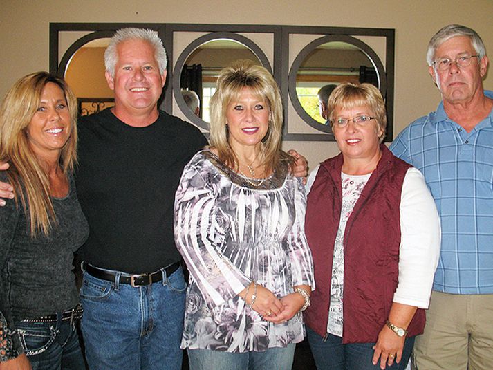 Frá vinstri: Deidre Handtmann, John Blankendall, Sandy Watkins, Buddine Bullinger og John Maixner.
