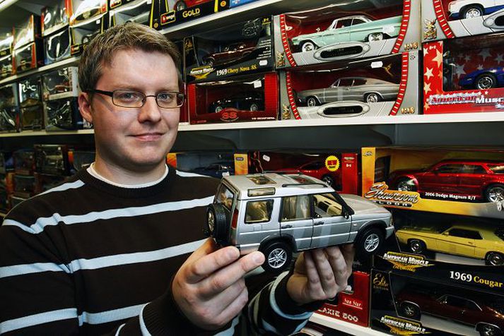 Birgir Kristinsson með dýrindis Land Rover Discovery á viðráðanlegu verði. 