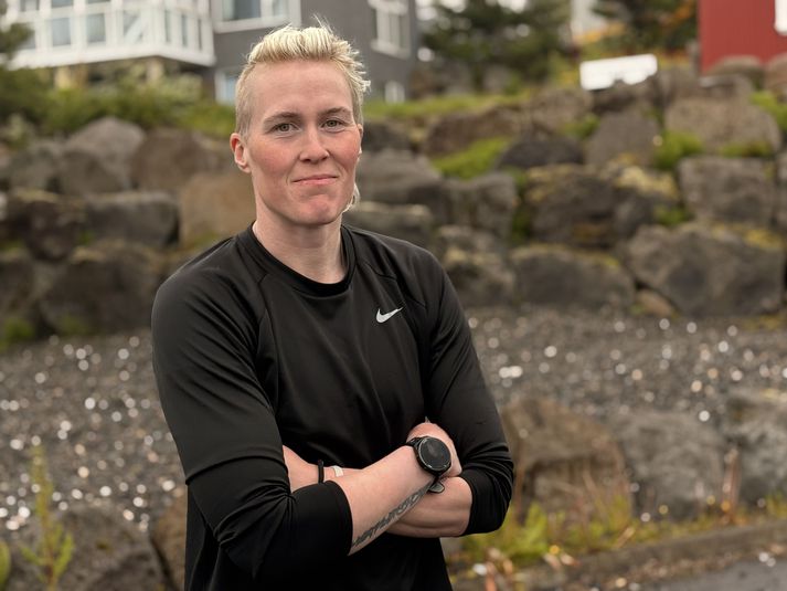 Sandra Sigurðardóttir tók hanskana af hillunni í neyðartilfelli FH.