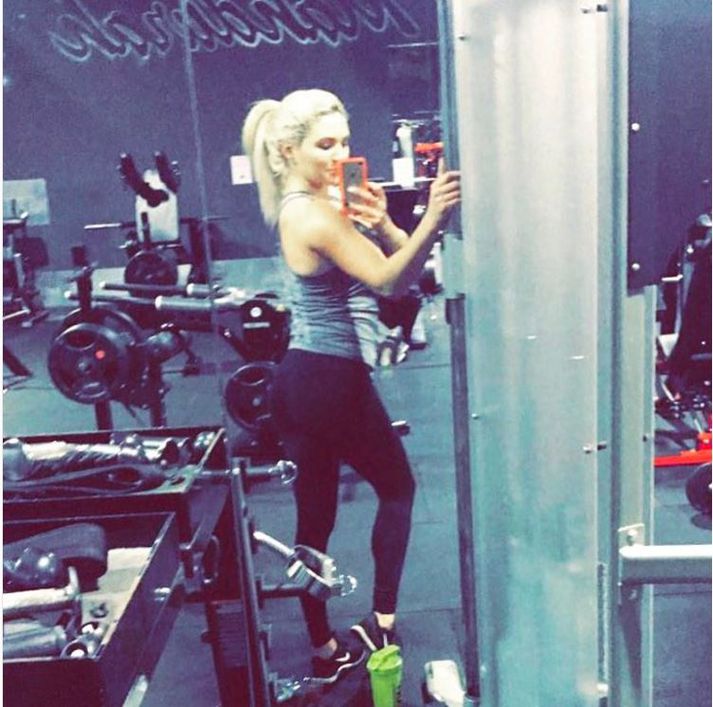 Meegan Hefford lagði stund á líkamsrækt af kappi.