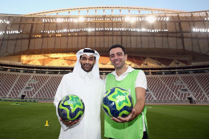 Xavi Hernandez spilar í Katar með liði 	Al Sadd.