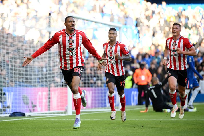 Wilson Isidor jafnaði metin fyrir Sunderland gegn Chelsea.