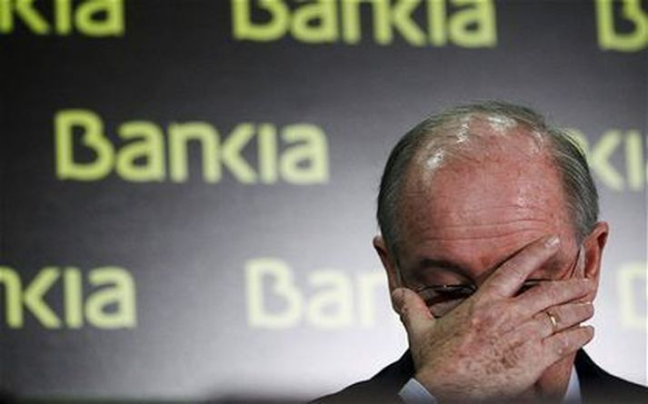 Bankia, stærsti banki Spánar, hefur staðið höllum fæti undanfarin ár og þurft mikinn stuðning frá ríkissjóði Spánar og Seðlabanka Evrópu.
