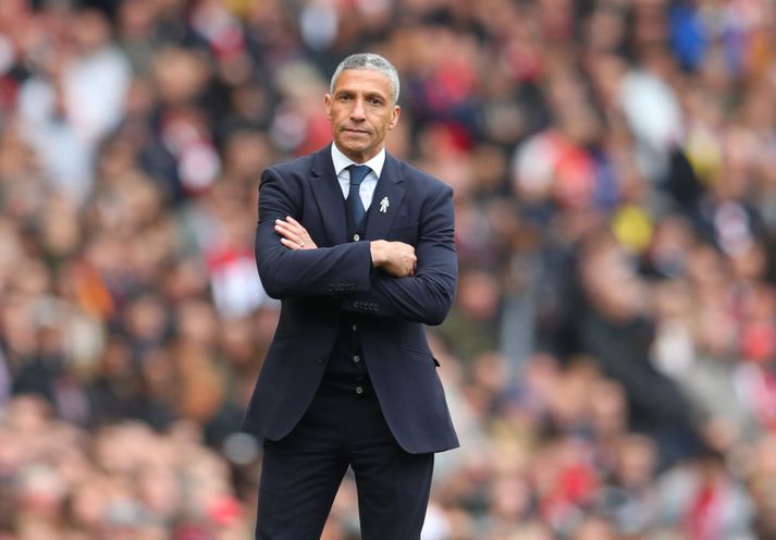 Chris Hughton var rekinn frá Brighton í vor