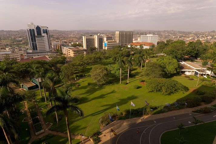 Kampala, höfuðborg Úganda.