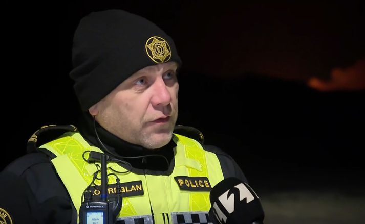 Ólafur Örvar Ólafsson, varðstjóri lögreglunnar í Grindavík. 