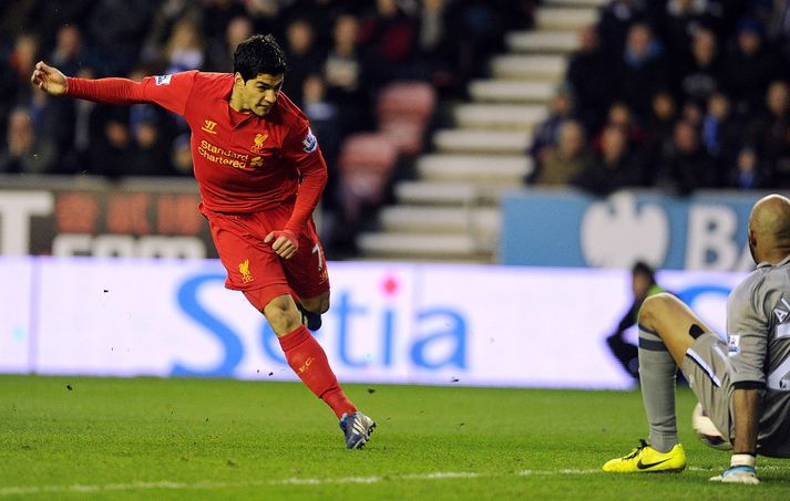 Suarez hefur farið á kostum á tímabilinu og verður erfitt fyrir Liverpool að halda honum án Meistaradeildarfótbolta