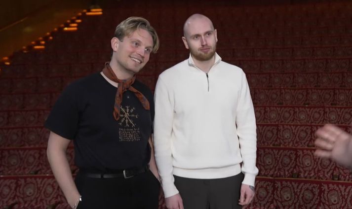 Hafsteinn og Ólíver séu LHÍ verkið sitt fara á svið í Þjóðleikhúsinu. 